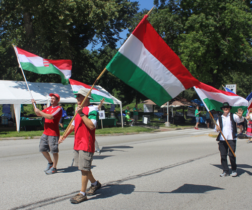 Hungarian Cultural Garden in Parade of Flags